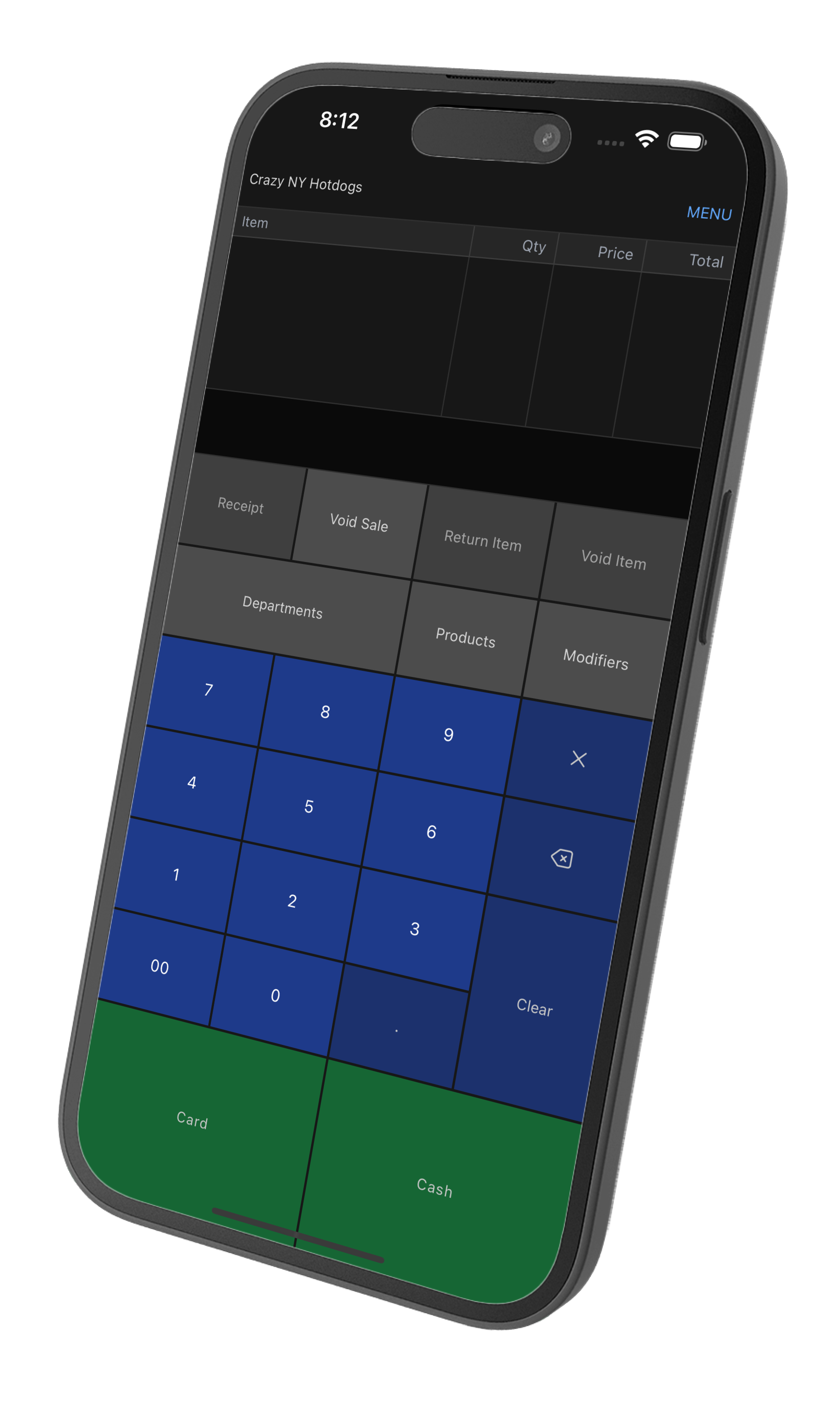 iPhone Cash Register Screenshot